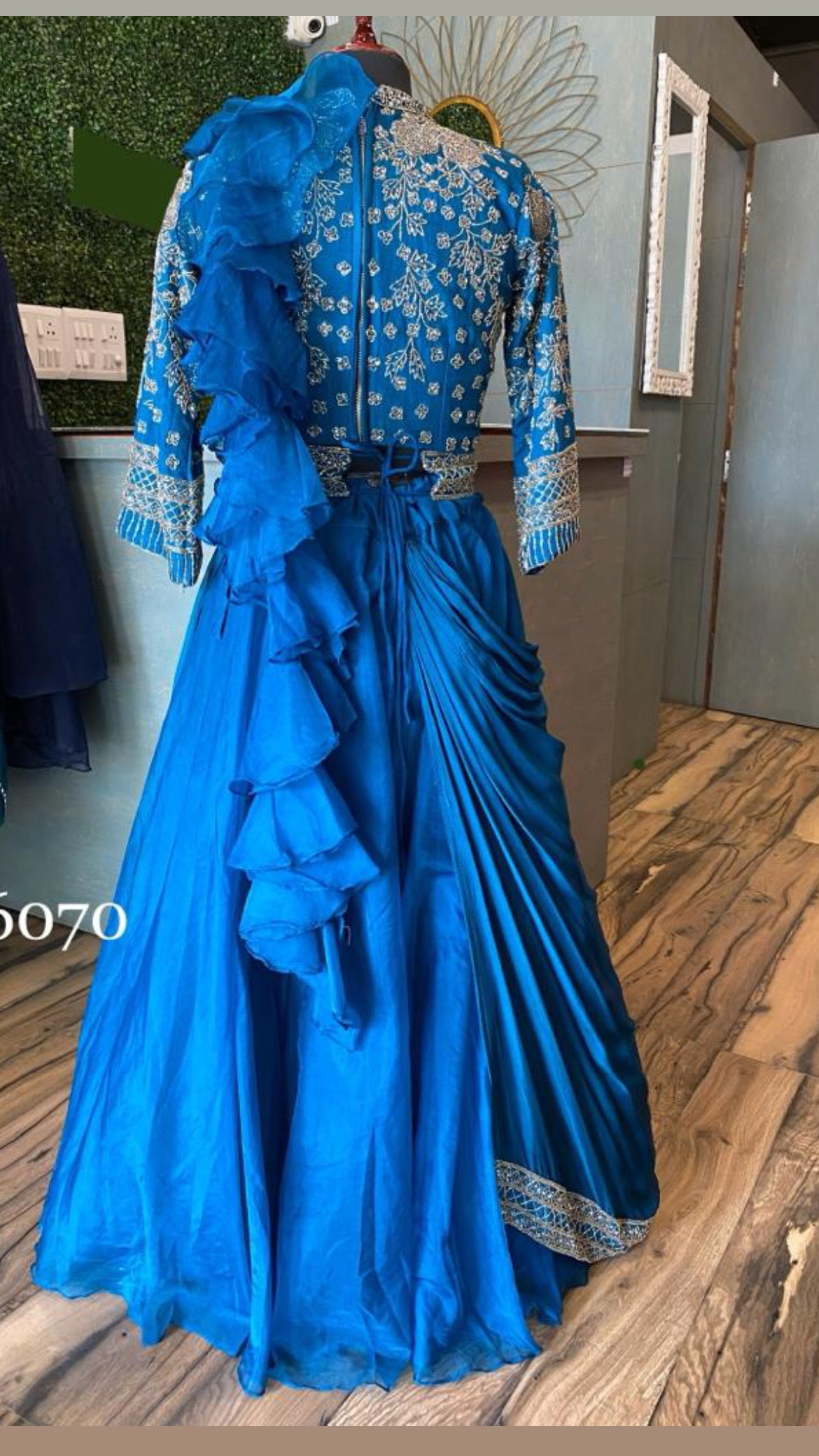 Mariam Indowestern dress Sangeet Dress - Saffronfashionindia