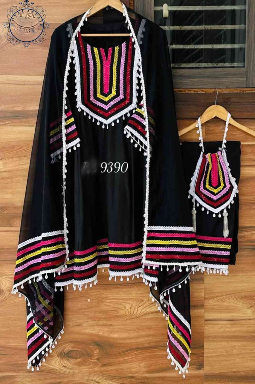 Rubika dress tissue shimmer palazzo set Saffronfashionindia