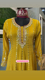 Yellow Anarkali Salwar suit Traditional suit