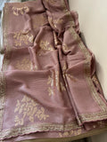 Sequence Gorgette saree women sari