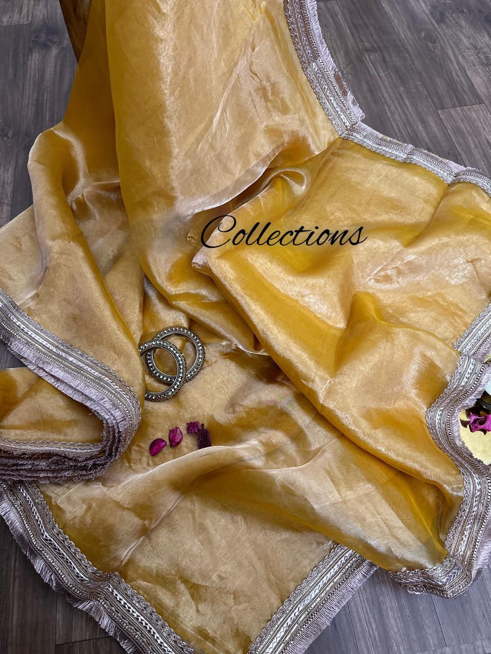 Vini Banarsi tissue silk saree weaved sarees - Saffronfashionindia