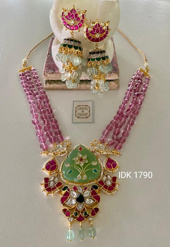 Remika ethnic indowestern styled Necklace set