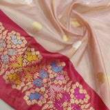 Razi tissue handwoven kadwa saree