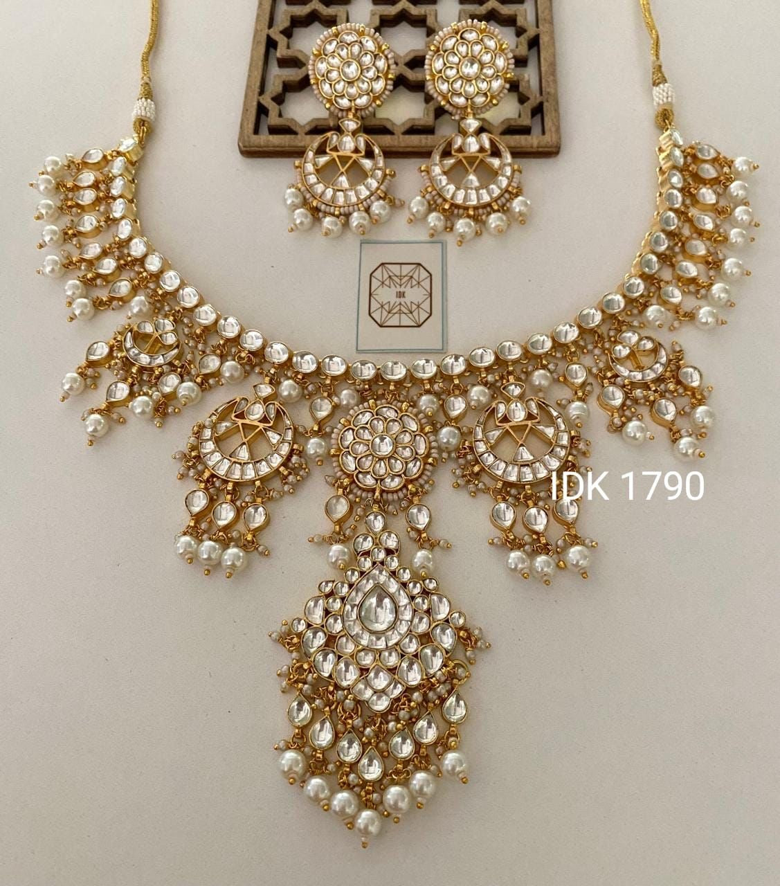 Bridal set Indian bridal jewellery wedding set - Saffronfashionindia