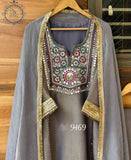 Hand embroidered Salwar Suit Sequence Salwar kameez Saffronfashionindia