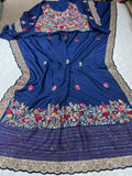 Naveli embroidered silk saree women sarees