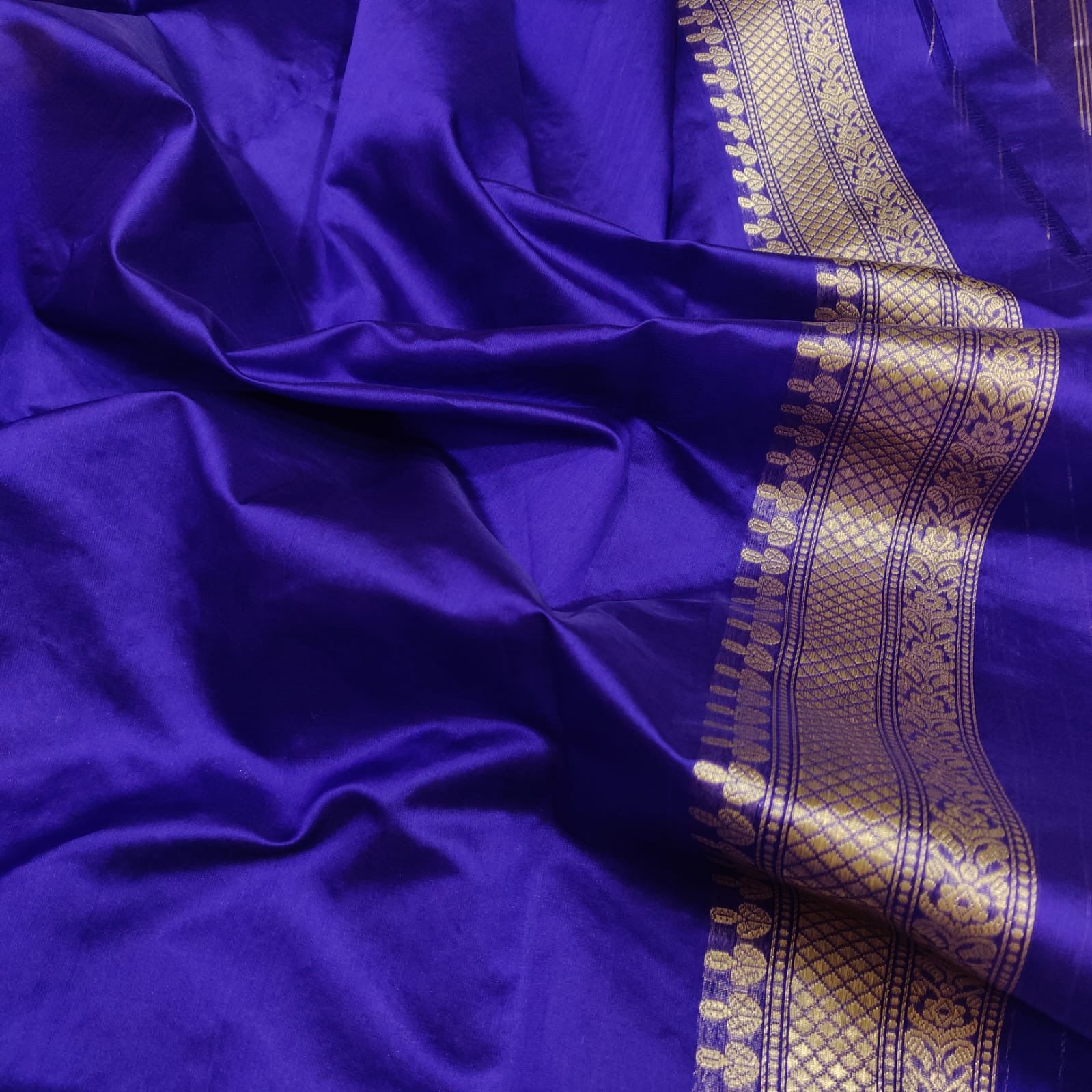 Pink handwoven kora silk saree Zari striped sarees - Saffronfashionindia