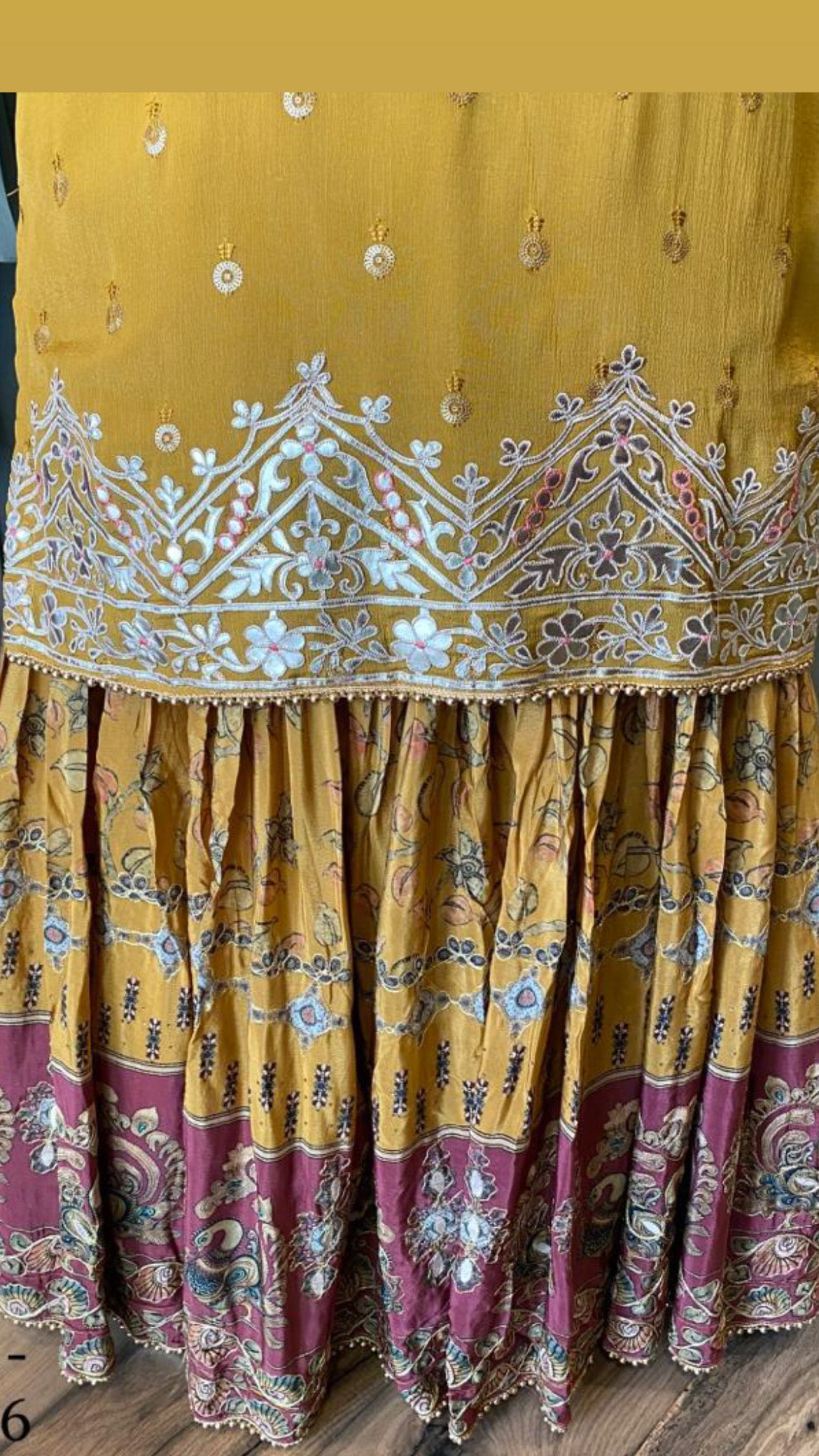 Fatima begum gharara dress - Saffronfashionindia