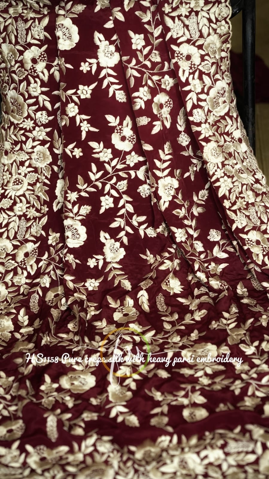 Rimisha Royal embroidered Parsi gara inspired sarees - Saffronfashionindia