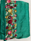 Tussar French knot inspired saree