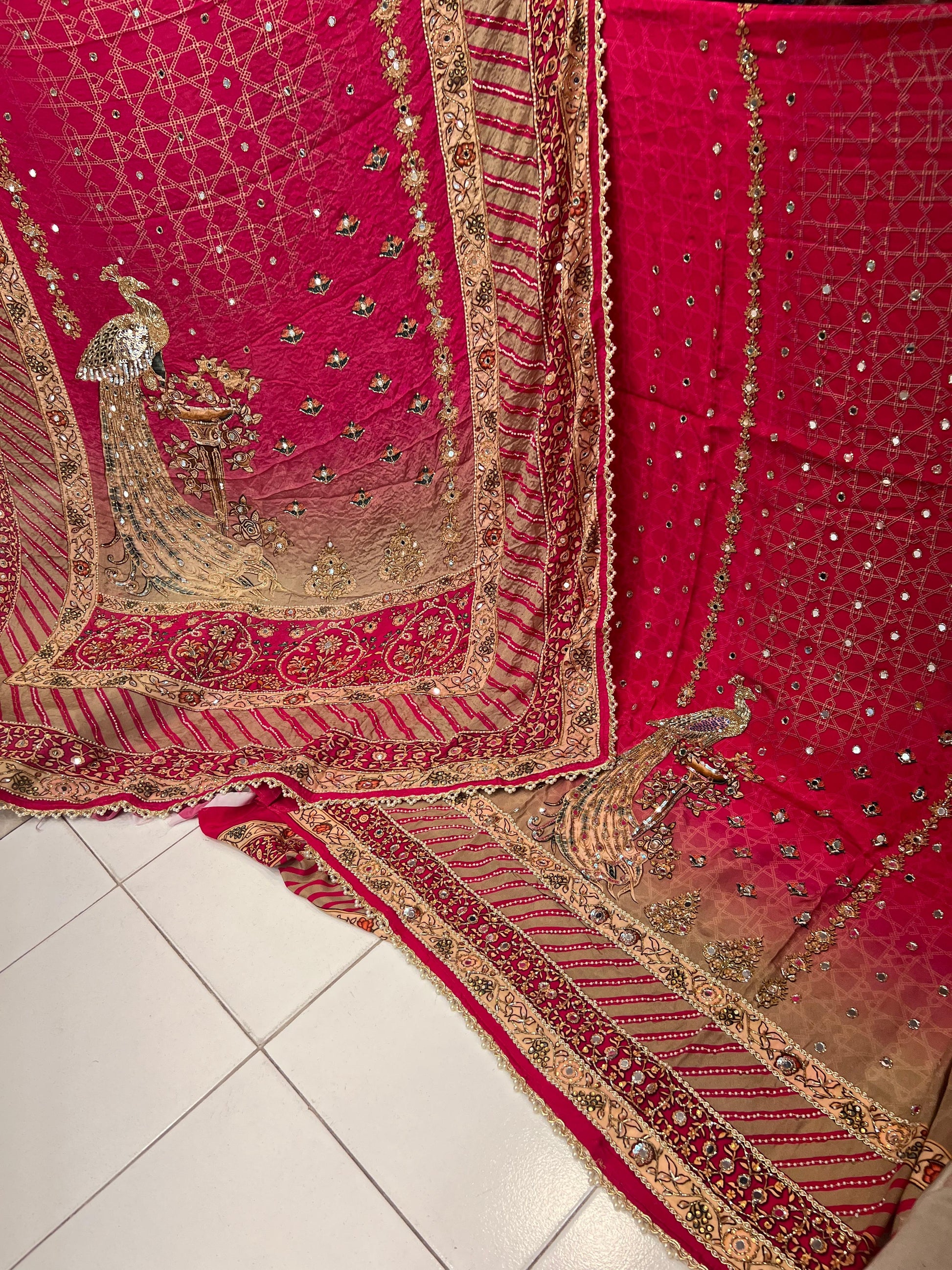 Nishaad crepe salwar suit - Saffronfashionindia