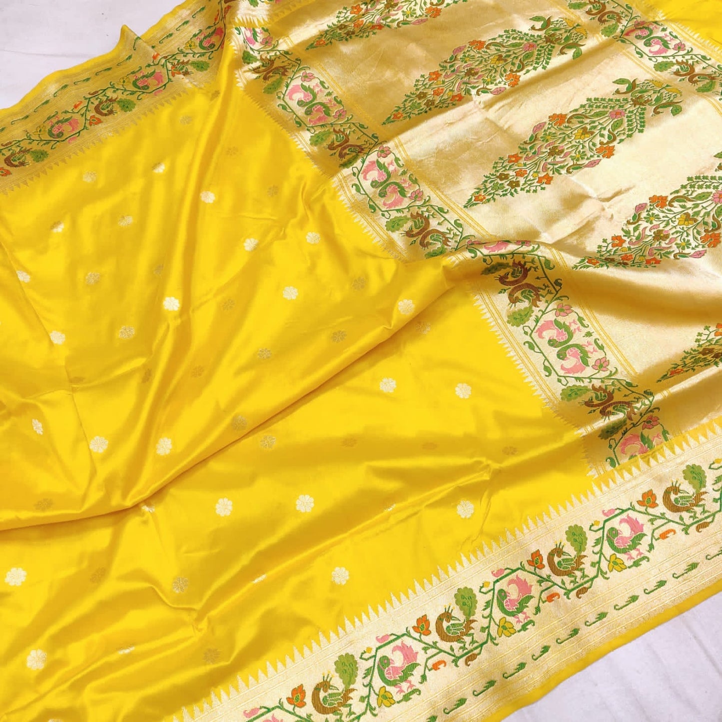 Yamini katan silk handwoven sarees - Saffronfashionindia