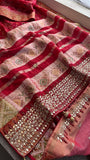 Kora Patola saree handmade saree zardosi saree