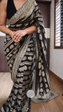 Khaddi saree Gorgette saree Indian saree blouse