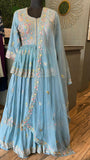 Firoz blue dress indowestern dress
