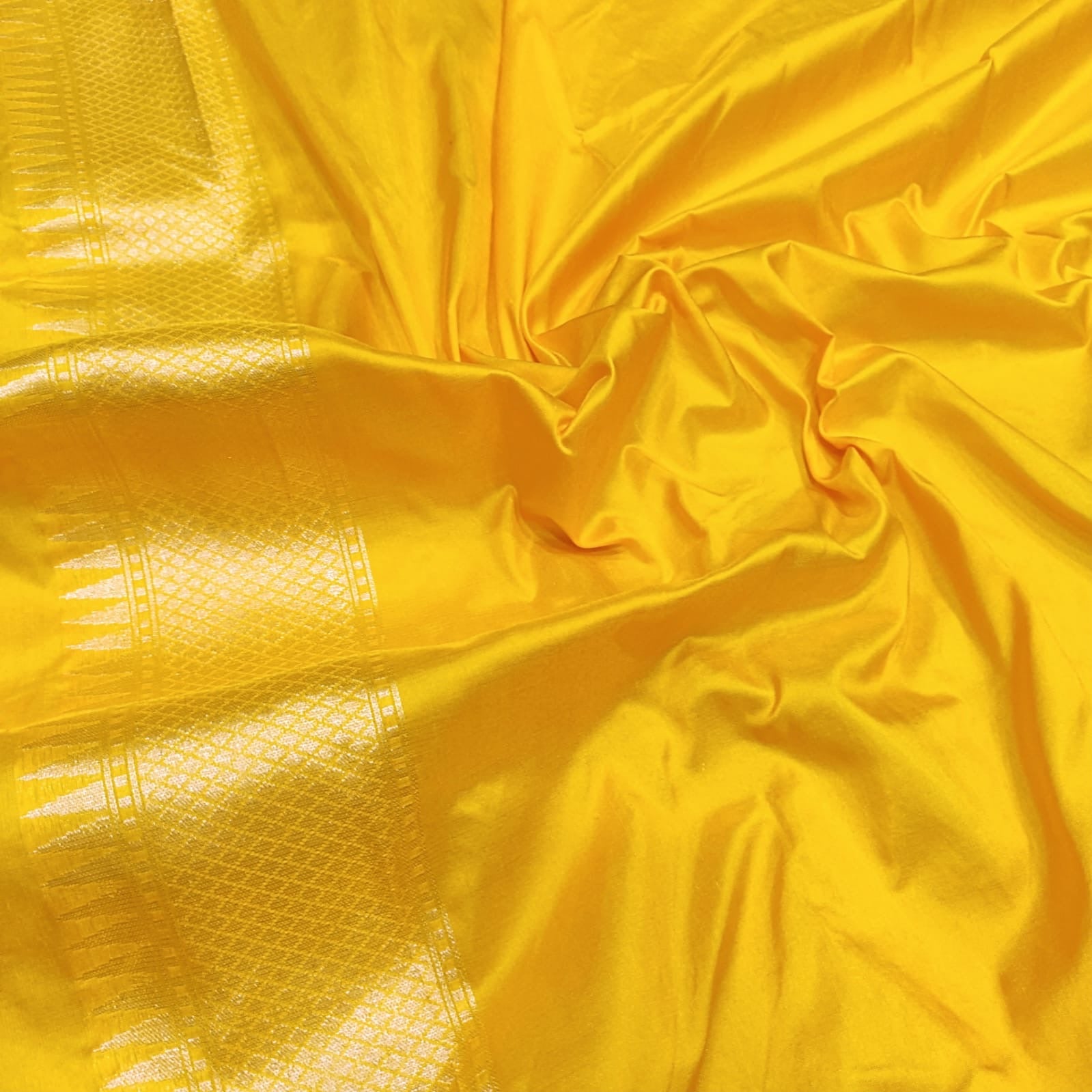 Gulabo katan silk saree handwoven sarees - Saffronfashionindia