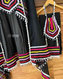 Rubika dress tissue shimmer palazzo set Saffronfashionindia