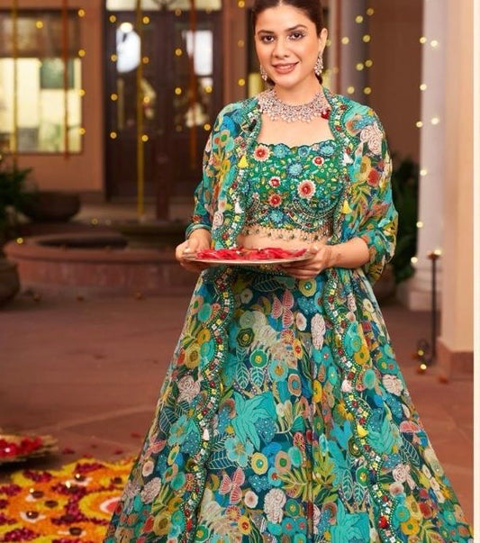 Elevate READYMADE Lehanga Reception Lehanga - Saffronfashionindia