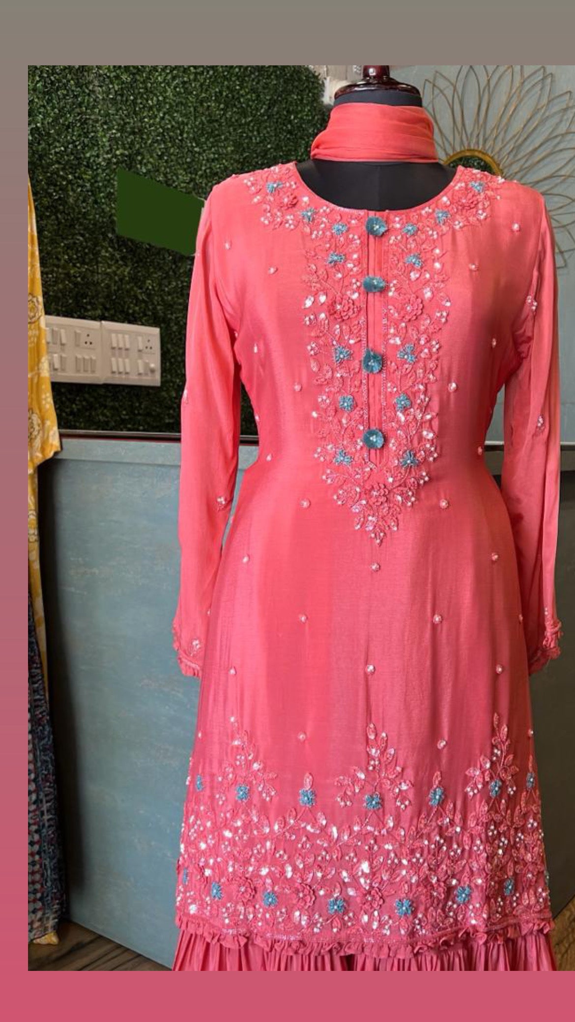 Razila Pakistani dress Indian dress - Saffronfashionindia