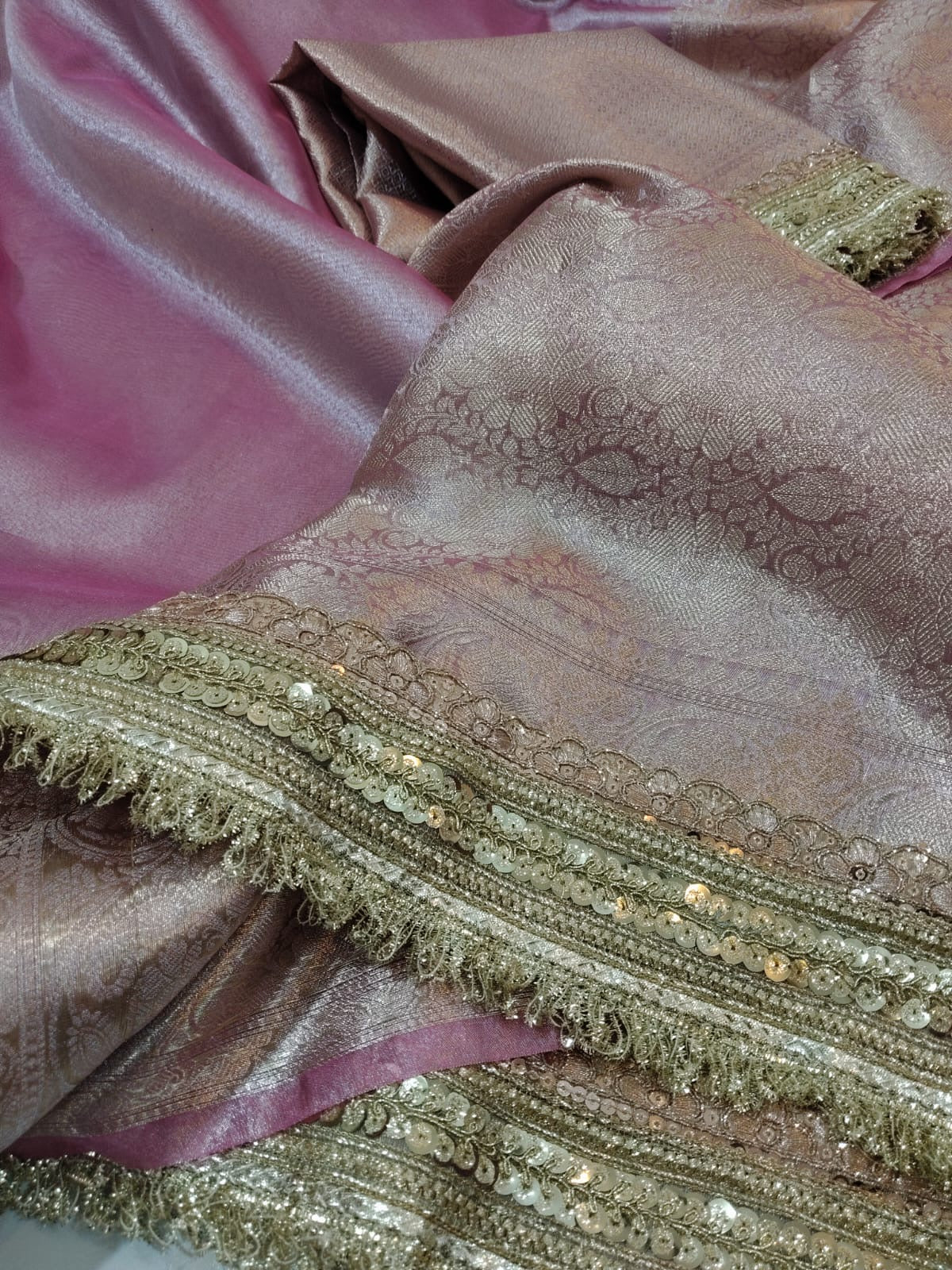 Rivani soft tissue saree Banarsi silk dares Indian sari SaffronFashion