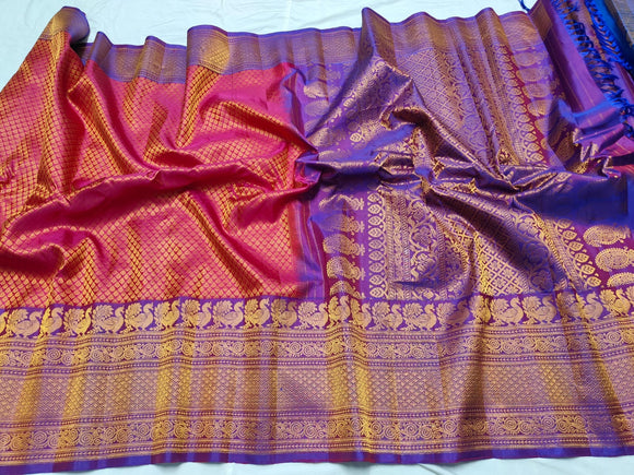 Vamika Pure Gadwal Silk Saree Traditional Indian sarees
