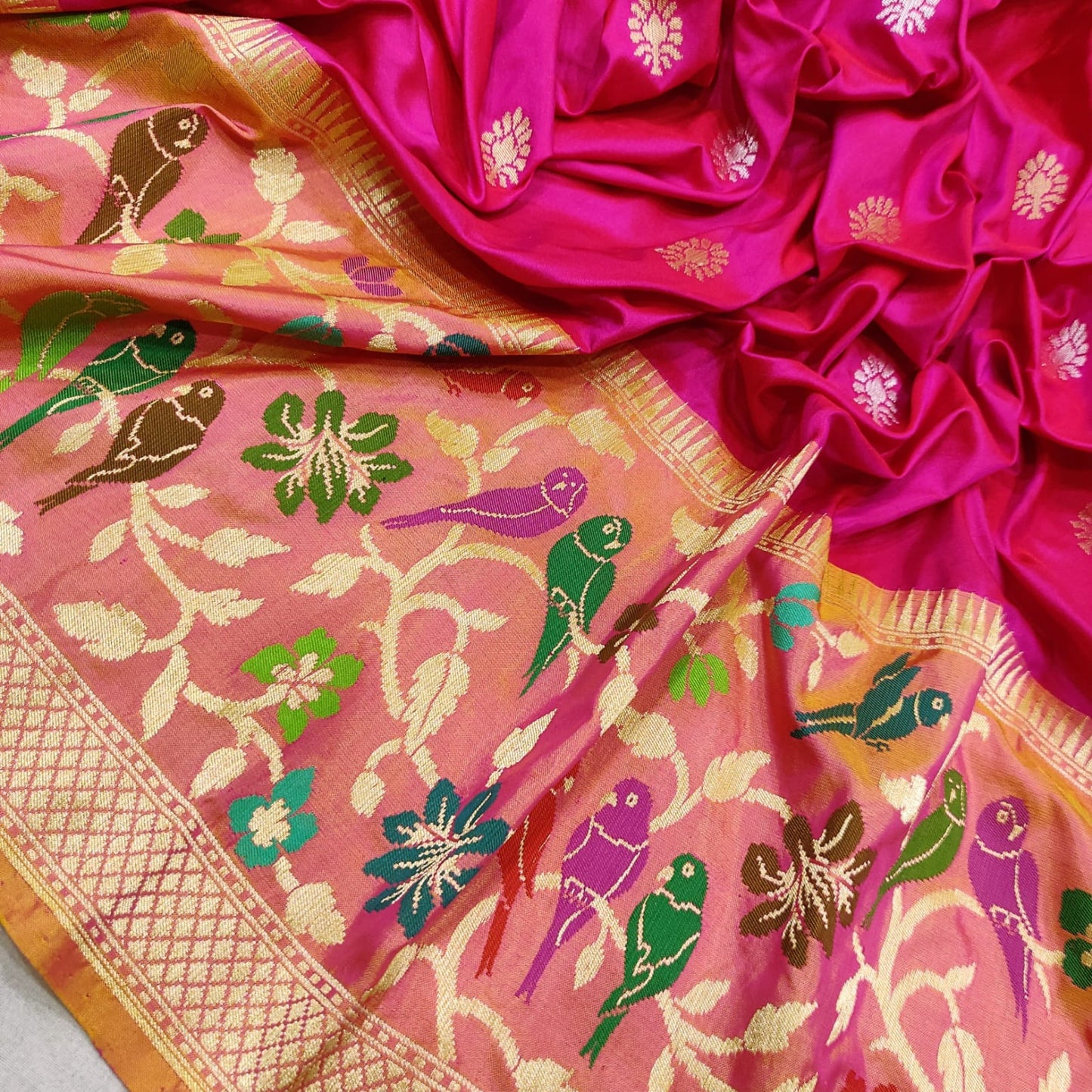 Avani Katan handwoven silk sarees - Saffronfashionindia
