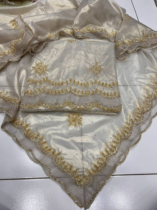 Shimmer tissue partywear salwar suit women salwar suit - Saffronfashionindia