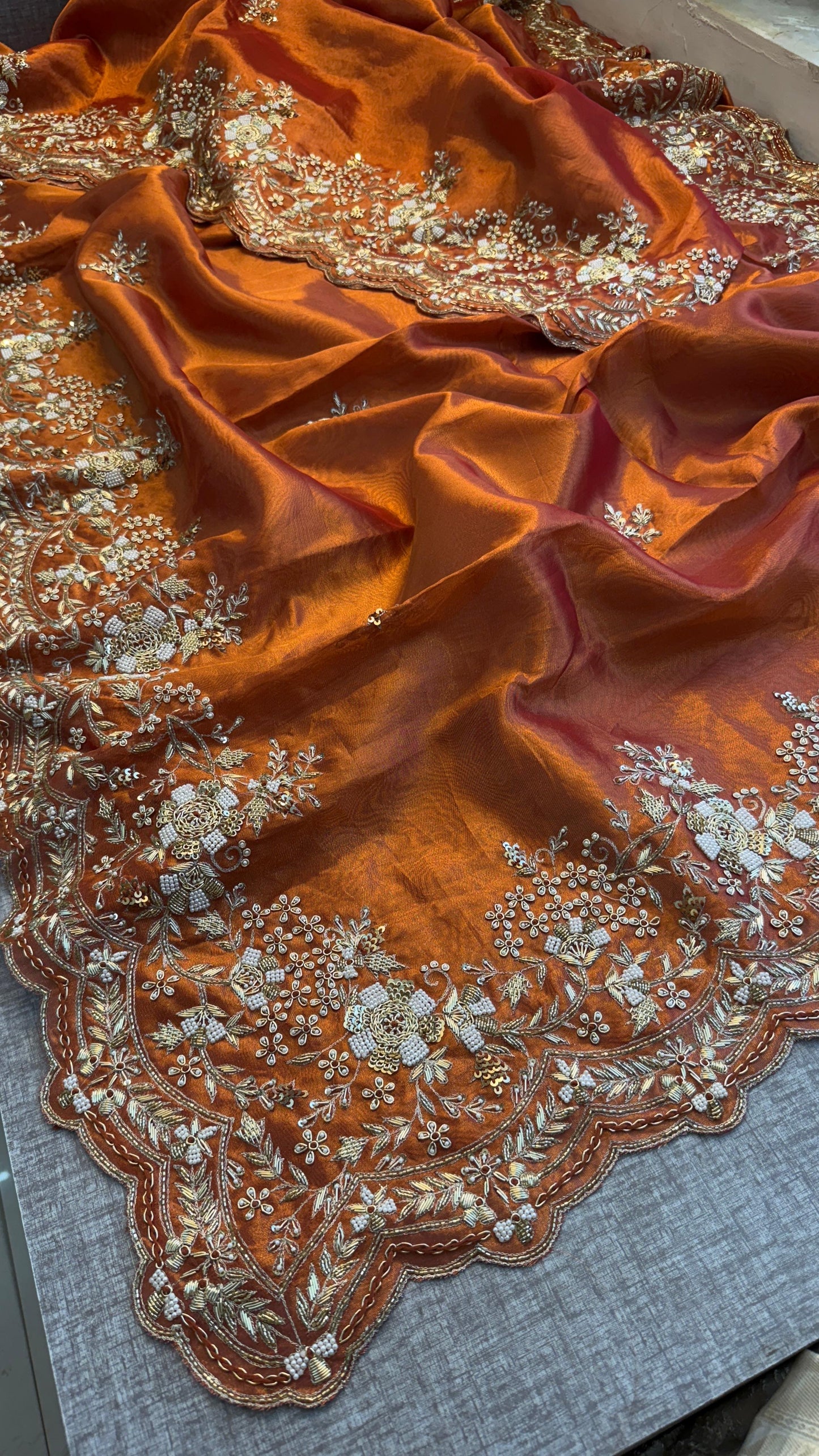 Luxury munga silk saree Banarsi saree Indian wedding sarees - Saffronfashionindia