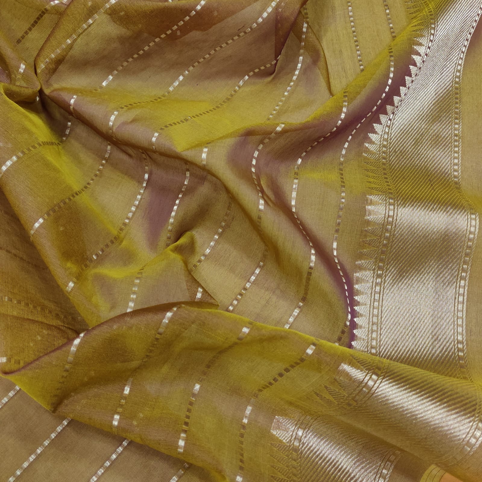 Labina kora kadwa handwoven sarees - Saffronfashionindia