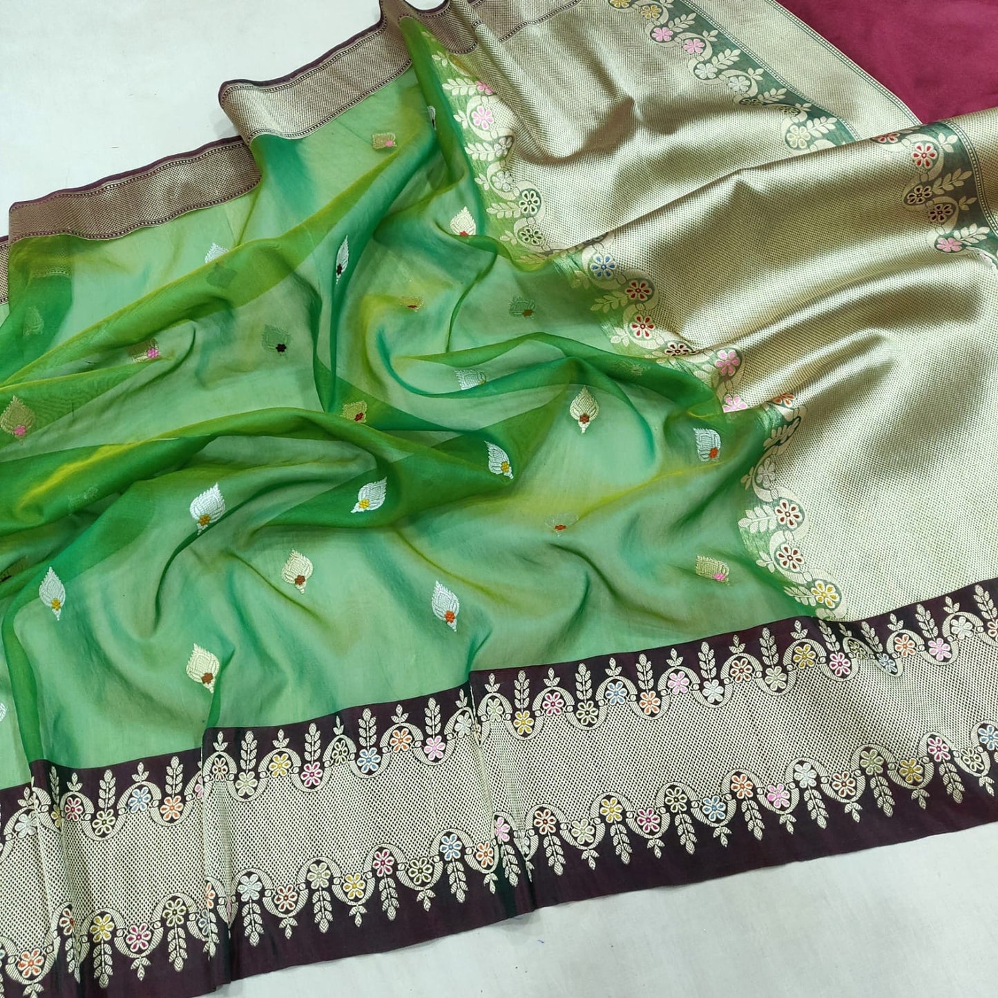 Lamba rani handwoven handwoven exclusive saree - Saffronfashionindia