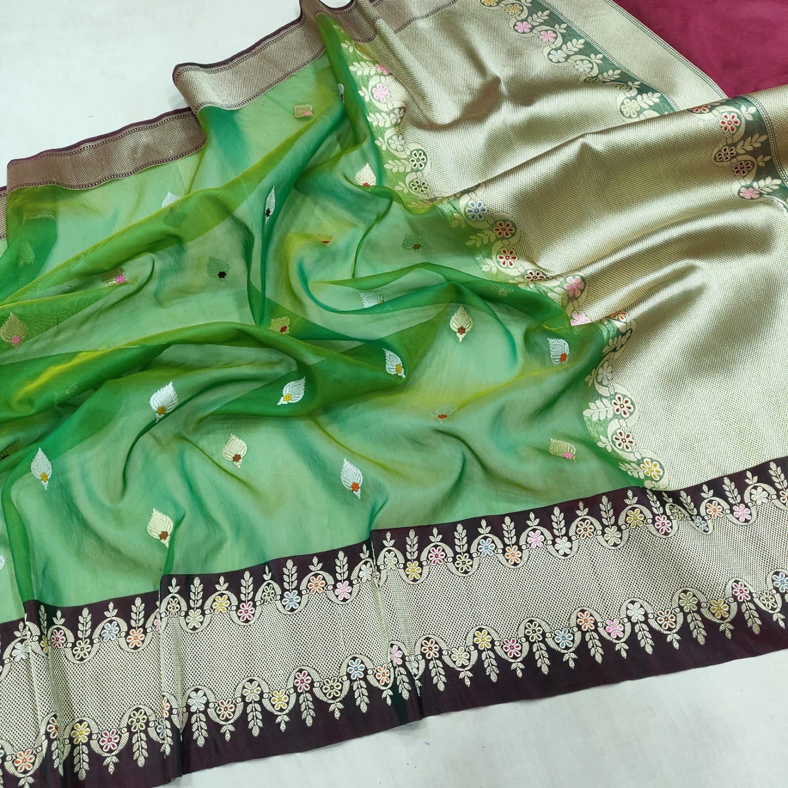 Lamba rani handwoven handwoven exclusive saree - Saffronfashionindia
