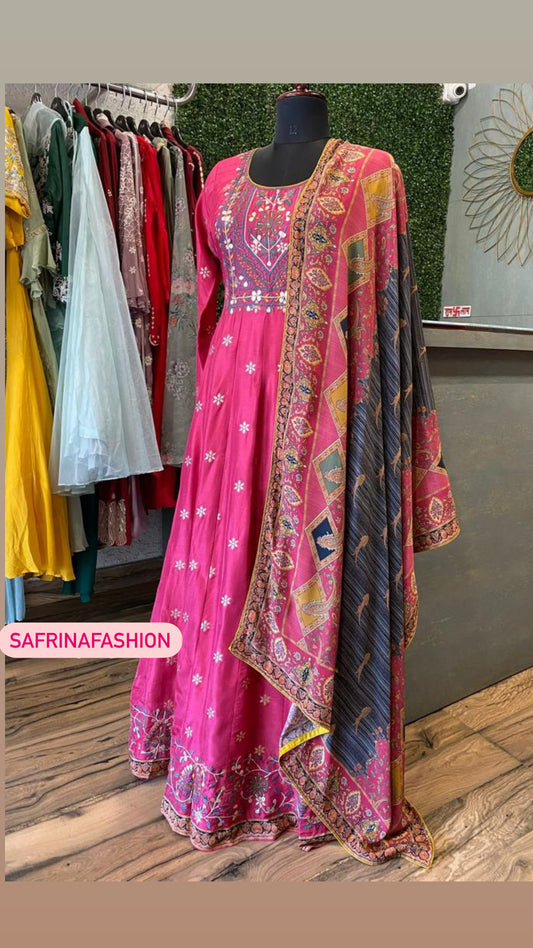 Pooh Indian salwar suit,,,,Indian salwar kameez - Saffronfashionindia