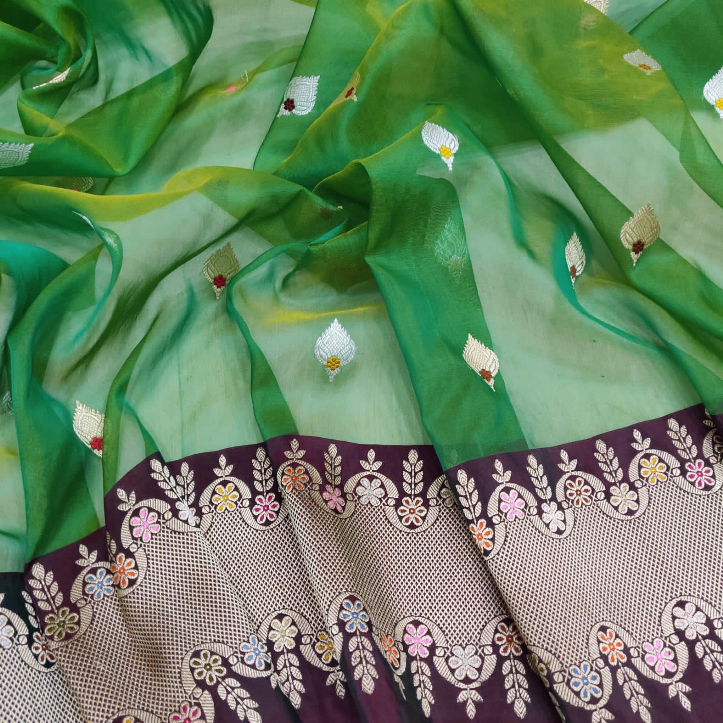 Lamba rani handwoven handwoven exclusive saree - Saffronfashionindia