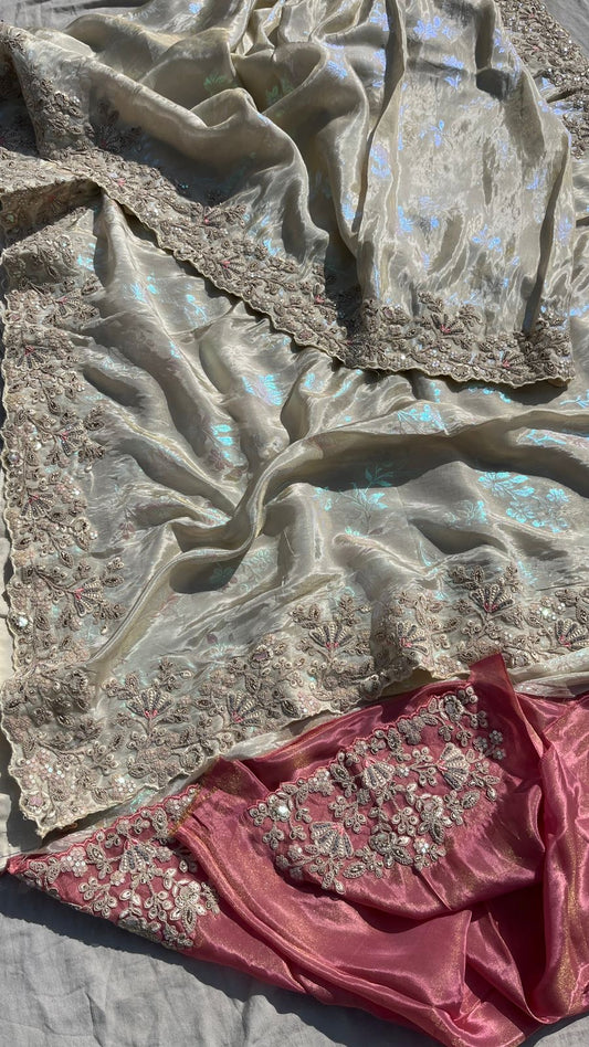 Lavita banarsi munga silk saree women sarees - Saffronfashionindia