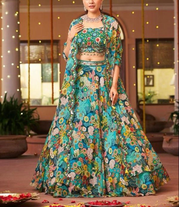 Elevate READYMADE Lehanga Reception Lehanga - Saffronfashionindia