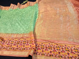 Bandhej Katan Kanchi silk saree exclusive sari