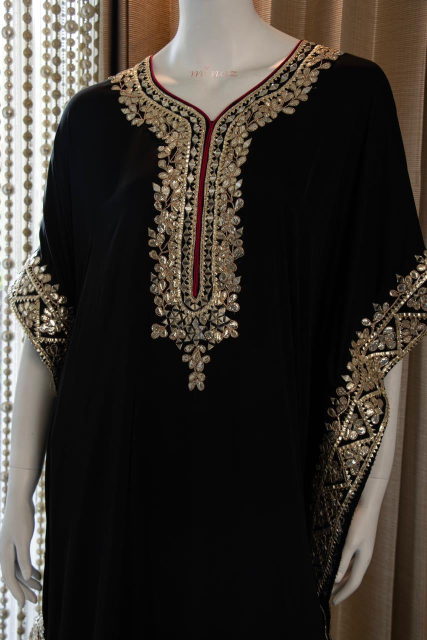 Nihshad kaftan dress stylish kaftan set - Saffronfashionindia