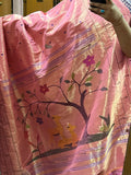 Pink Silk Paithani saree Indian Traditional Paithani sarees