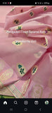 Pink Kora saree ekTara sari blouse Indian sarees SaffronFashion