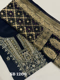 Mirror Handwork Chinon Salwar suit Indian dress