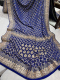 Gottapatti bandhej saree Indian traditional zardosi sarees