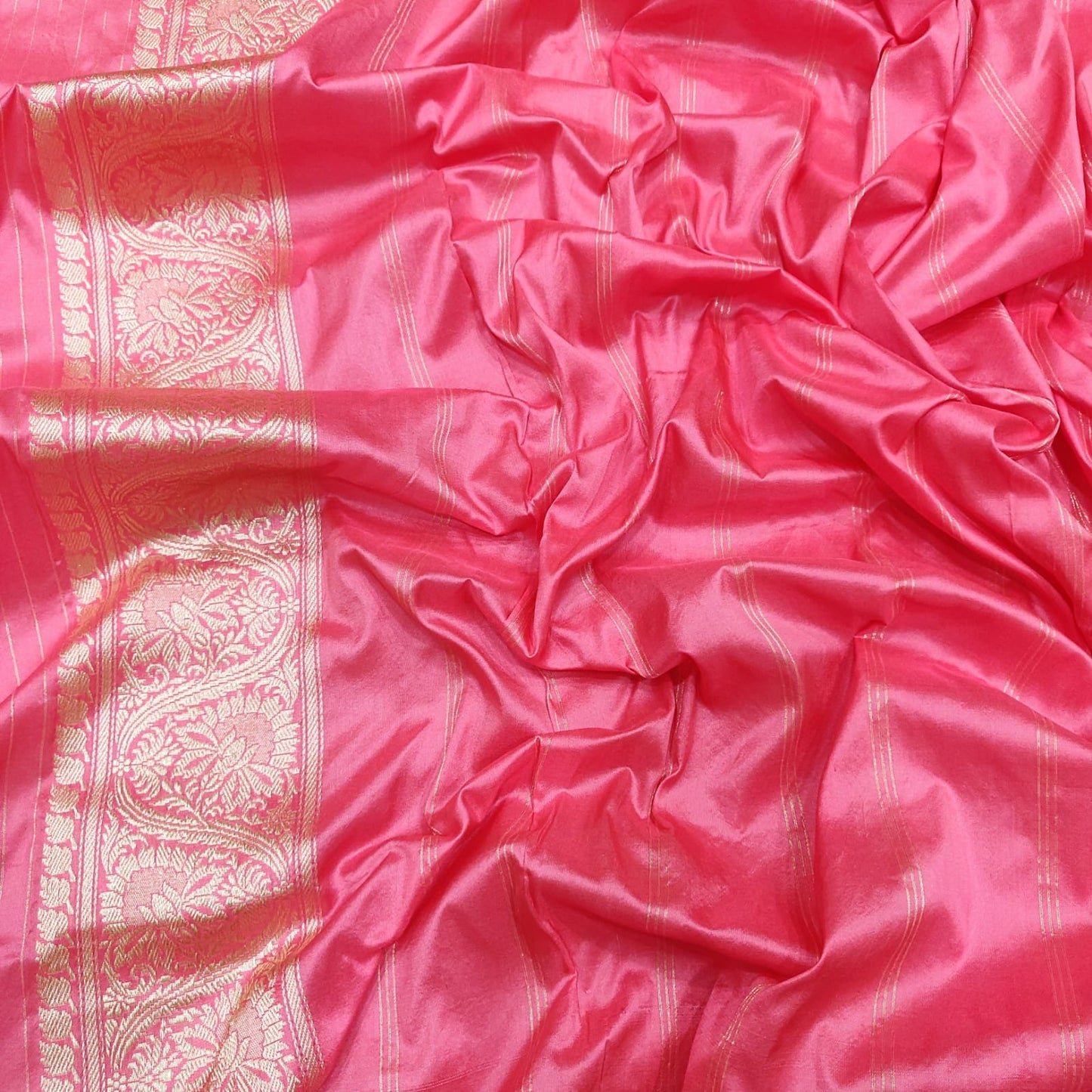 Chandani Katan silk handwoven saree - Saffronfashionindia
