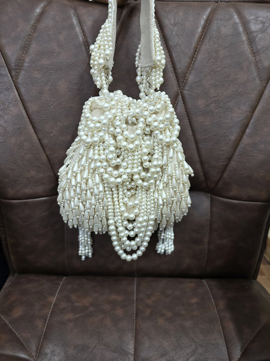 Fairly pearl potli bridal potli wedding potlis - Saffronfashionindia