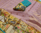 Kareeba tissue zari kota sarees traditional saree