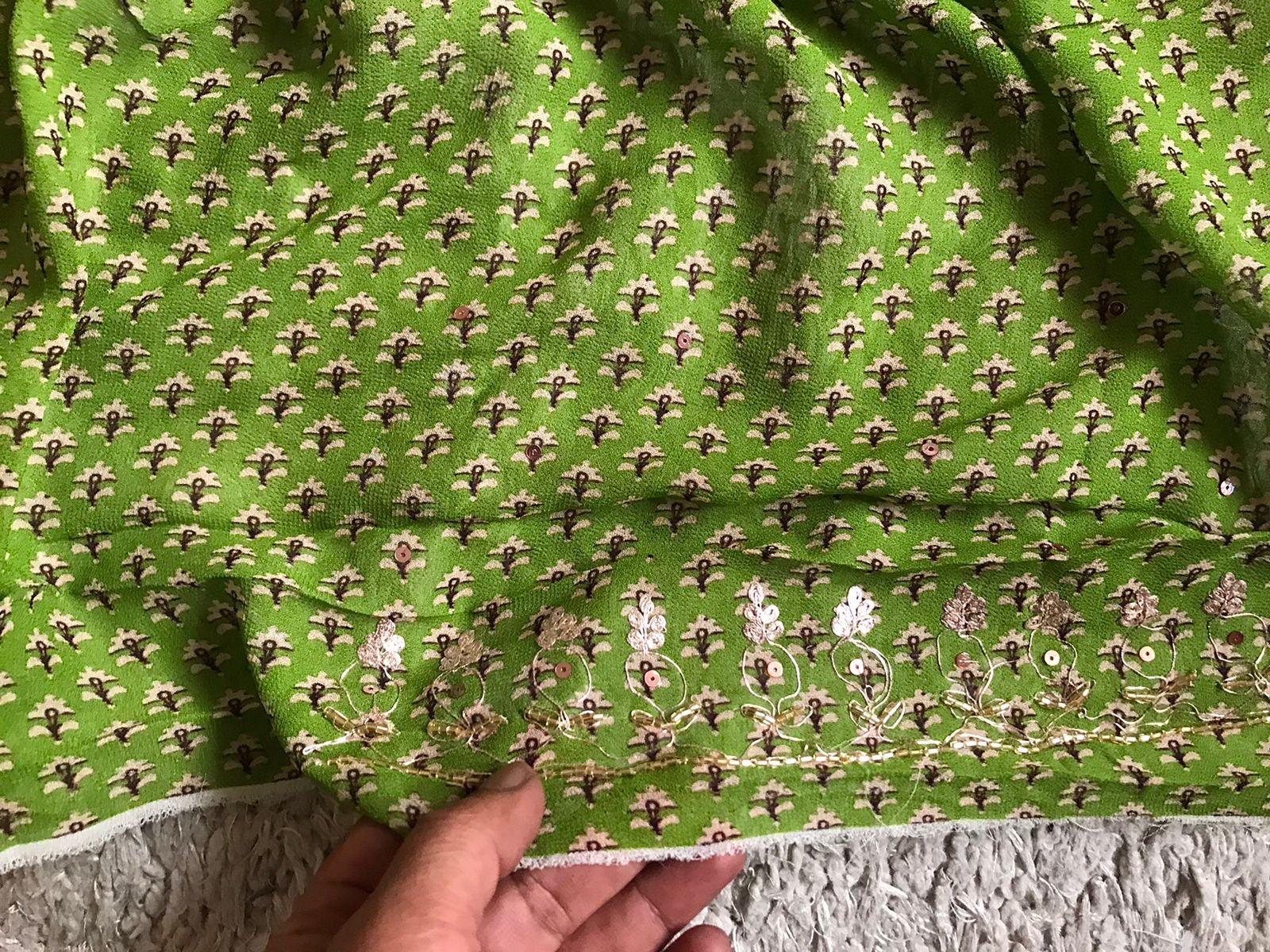 Premium gorgette sequins saree Partywear sari blouse Saffronfashionindia