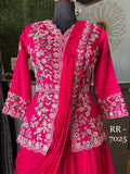 Pink Gorgette Silk kurta Dress wedding dresses