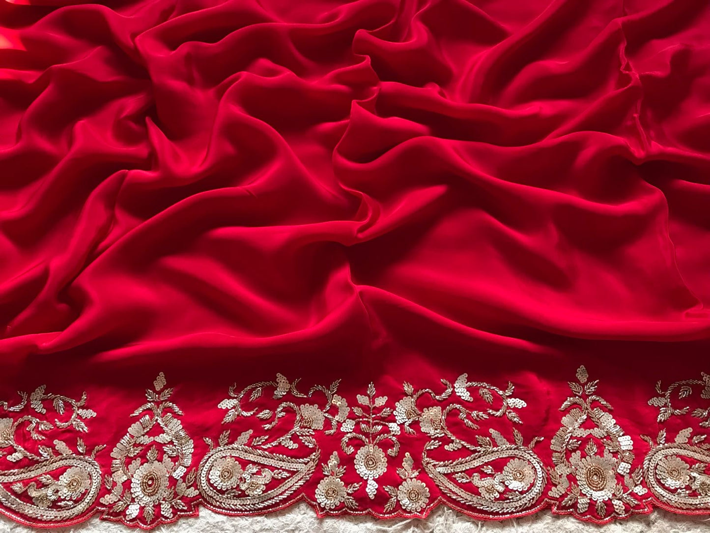 Ravani Bridal saree Indian sari - Saffronfashionindia