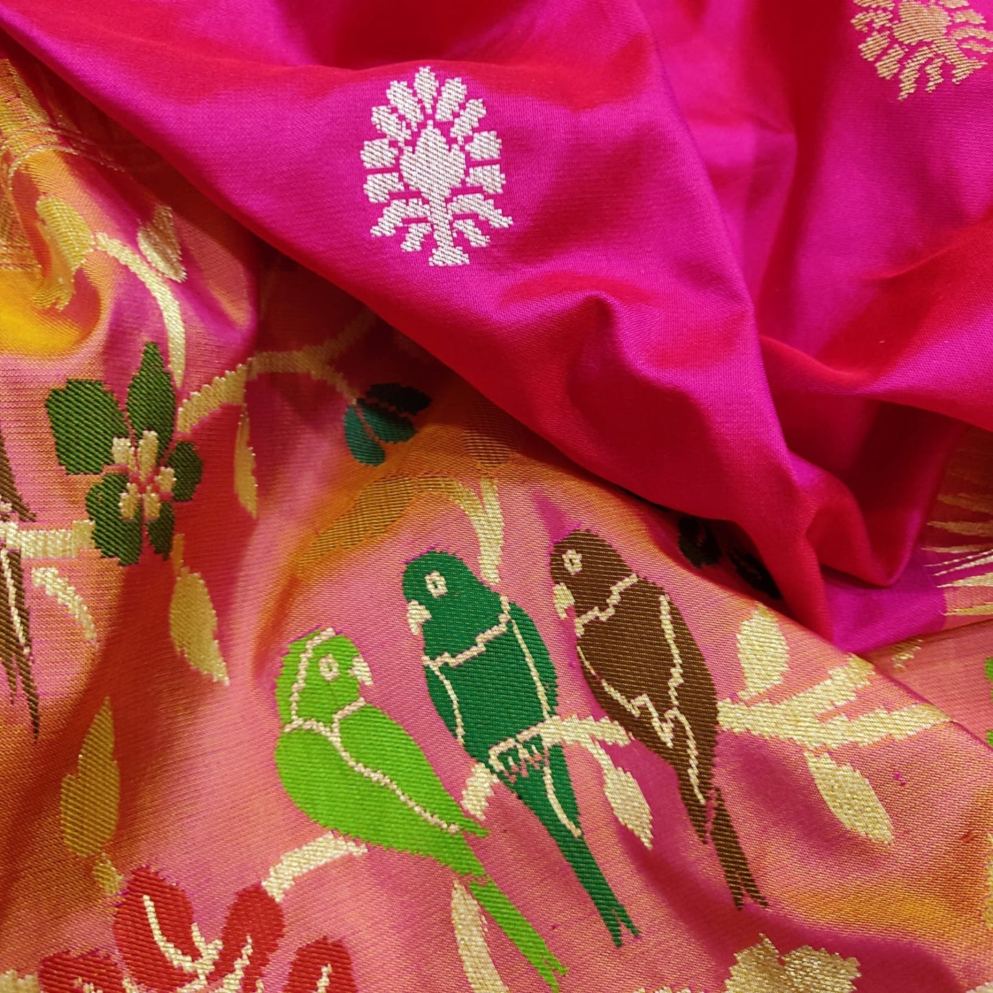 Avani Katan handwoven silk sarees - Saffronfashionindia