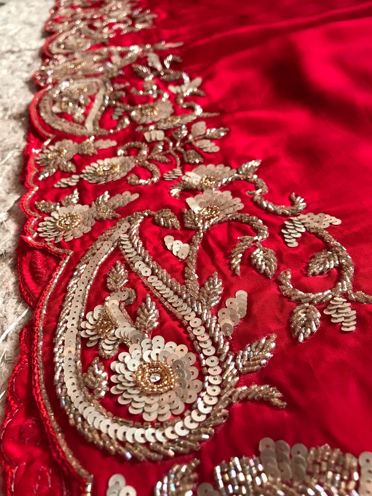 Ravani Bridal saree Indian sari - Saffronfashionindia