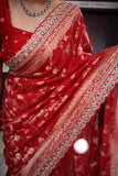 Khaddi saree Gorgette saree Indian saree blouse